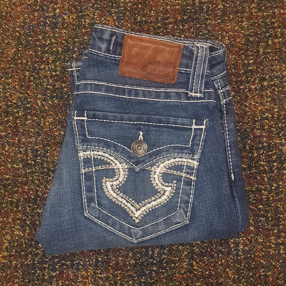 Big Star Remy Jeans-low rise-bootcut-24L